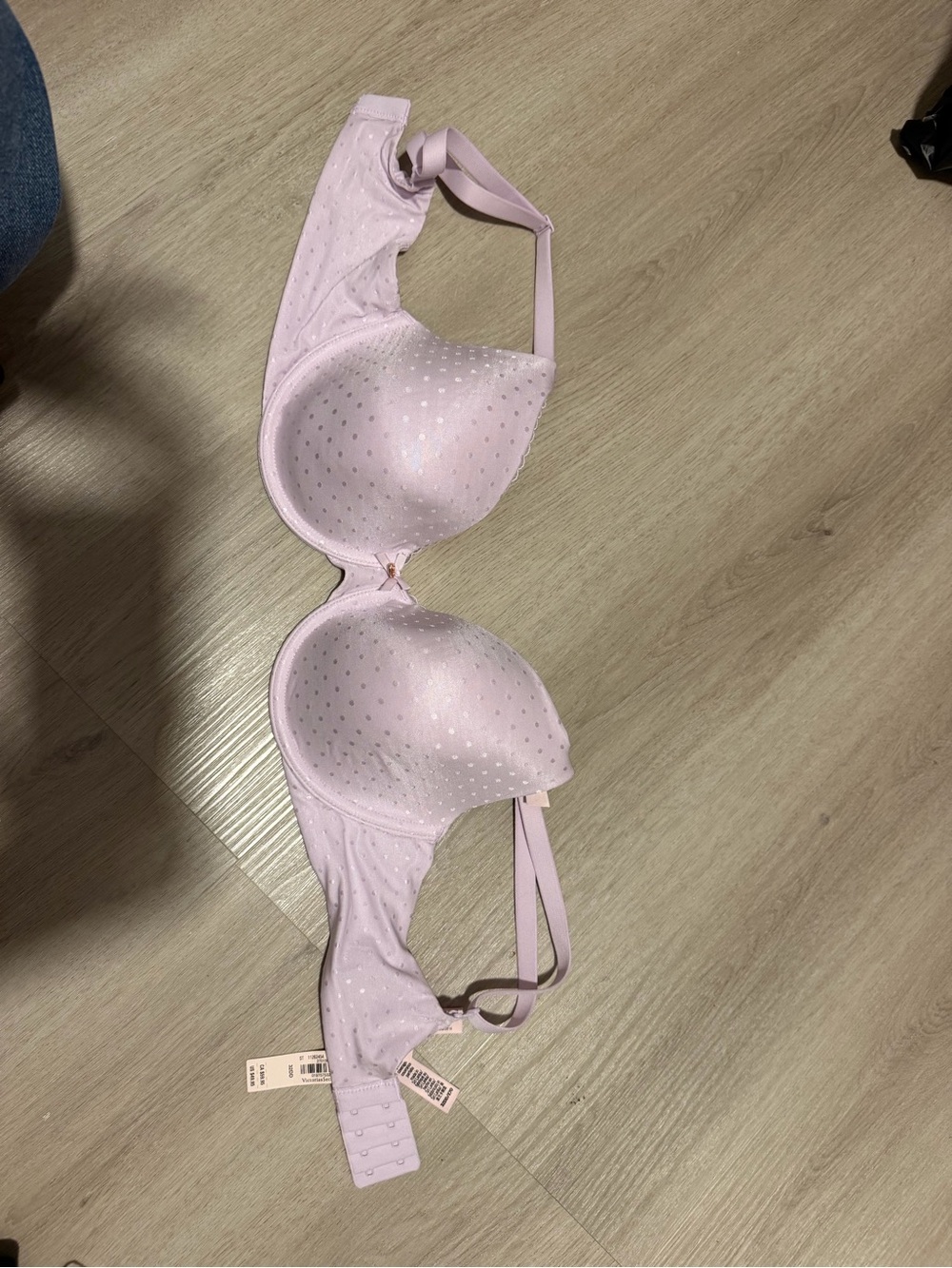 Light Pink Polka Dot T-Shirt Bra Victoria Secret